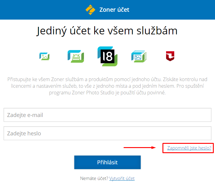 Jestliže jste zapomněli heslo, nevadí. Vyplňte svůj e-mail a instrukce pro reset hesla vám přijdou na e-mail během chvilky.jpg