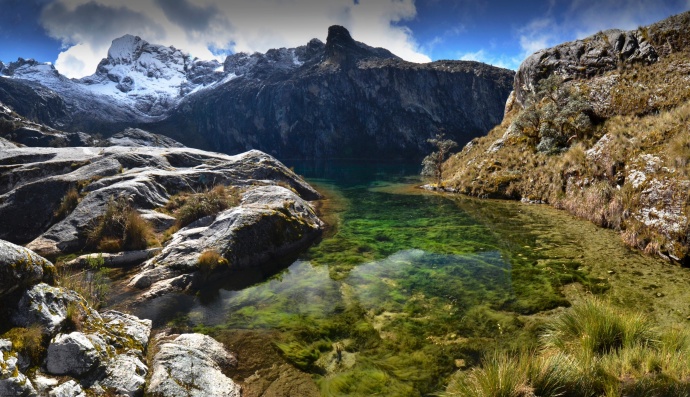 Pro některé záběry si musíte vyšplhat pěkně vysoko, laguna Churup leží ve čtyřech a půl tisících metrech nad mořem. Foto: Jiří Koudelka (Jablonec nad Nisou)