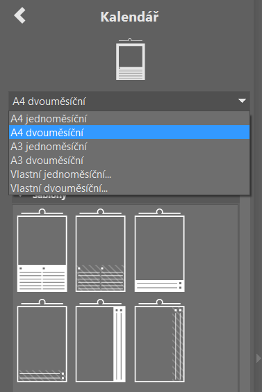 Vyberte si ze čtyř formátů, které můžete ze ZPS rovnou i objednat, nebo si pro tisk na domácí tiskárně nadefinujte formát vlastní.jpg