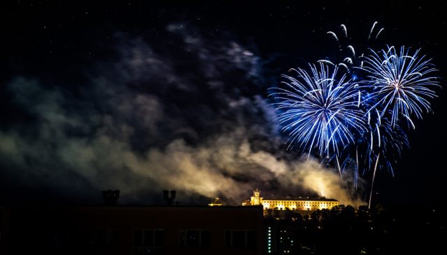 Jak fotit ohňostroje: Špilberk.