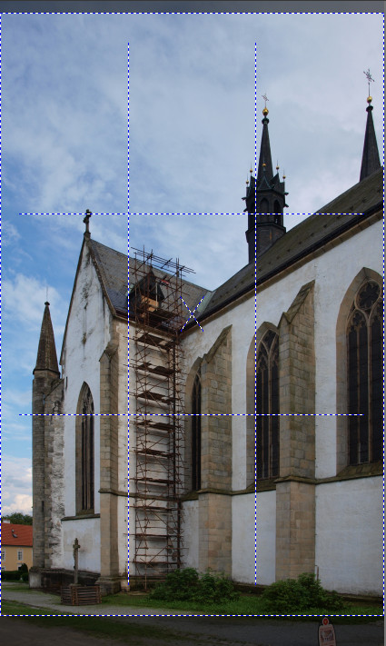 04a Naznačení ořezu upraveného snímku