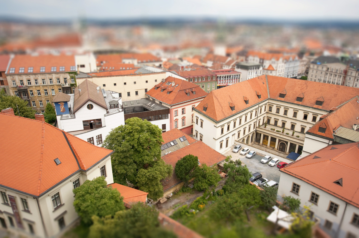 Tilt-shift efekt.