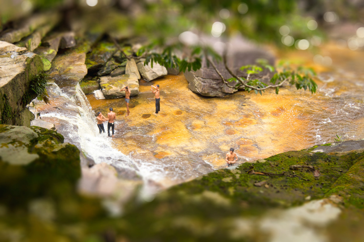 Tilt-shift efekt.