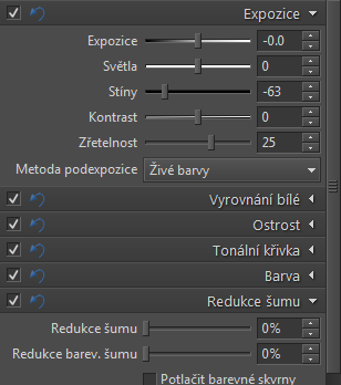 V našem případě bylo nutné jezdec u Stínů posunout až téměř úplně doleva. Tak byly skoro všechny informace ze stínů zachráněny.jpg