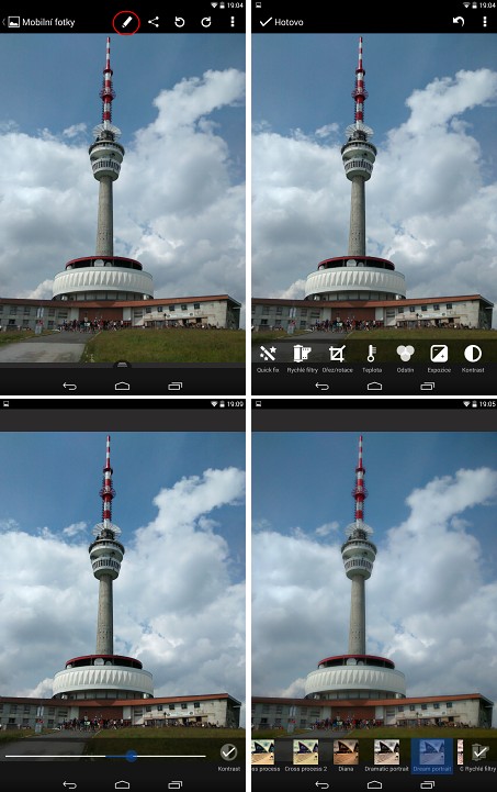 Zoner Photo Studio pro Android umožňuje velkou škálu úprav.jpg
