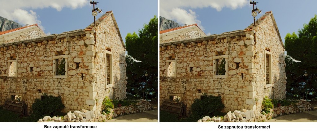 Na této fotografii není oprava transformace příliš výrazná, přesto není důvod ji při automatických opravách vypínat. Nikon D90, Nikon 18-105mm f/3.5-5.6 VR, 1/320 s, f5.6, ISO 200, ohnisko 105 mm