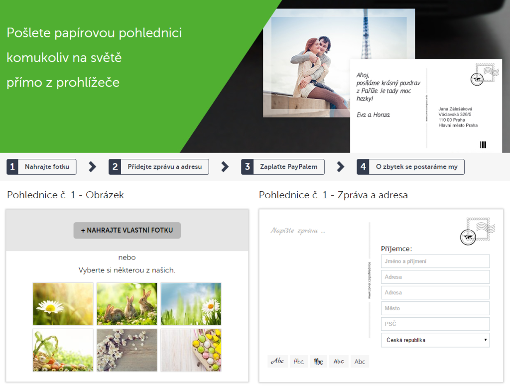 Posílejte papírové pohlednice z pohodlí domova pomocí svého webového prohlížeče.jpg