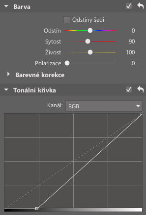 uprava fotografii produktu - vyuziti tonalni krivky ke korekci