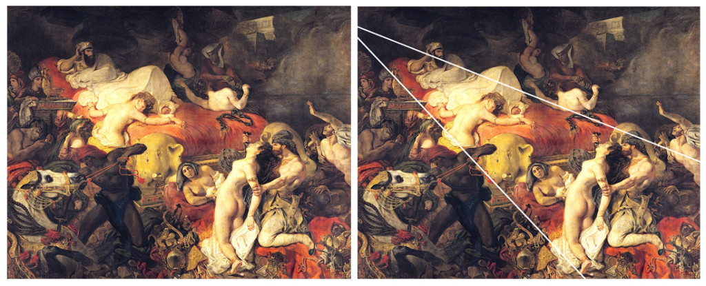 Eugéne Delacroix, Sardanapalova smrt, 1827