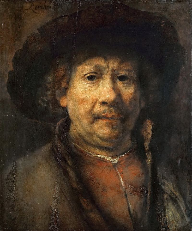Rembrandt van Rijn, Autoportrét, kol. 1655–1658