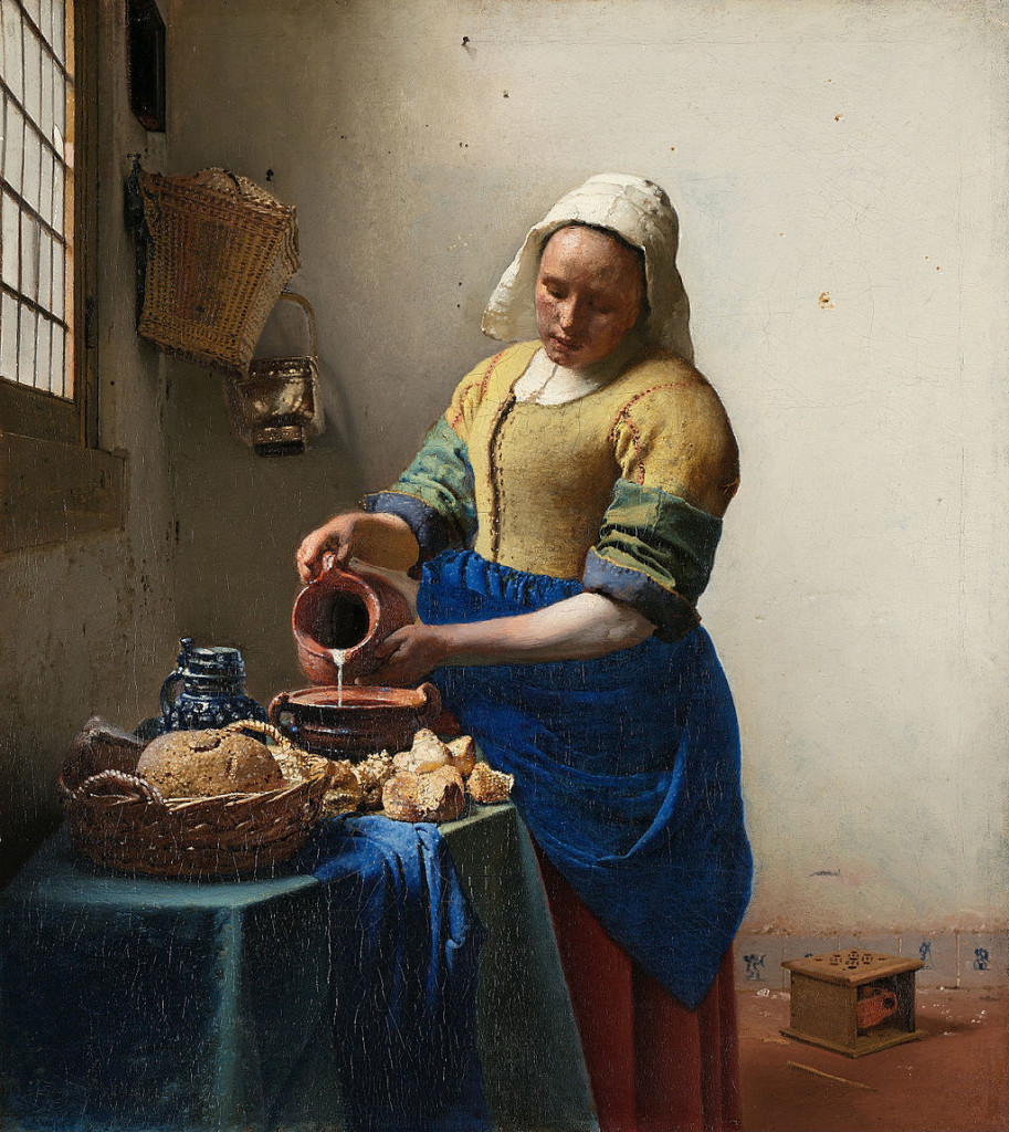 Jan Vermeer, Služka v kuchyni, 1660