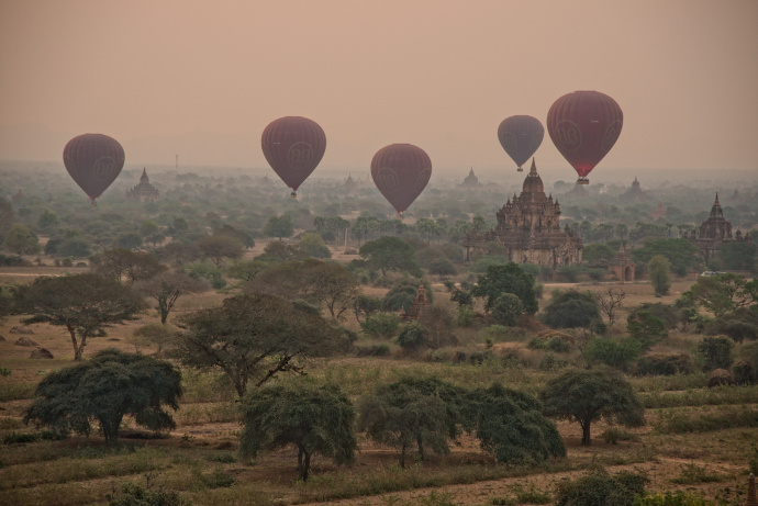 Bývalé královské město Bagan, rozkládající se na barmském území, vyráží dech. Foto: venkovan