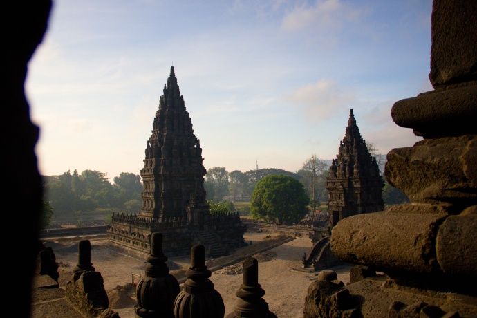 Opuštěný císařský palác Borobudur na Jávě. Foto: boubos