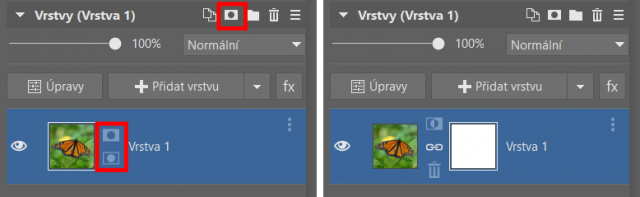 Má první maska: vytvoření masky: