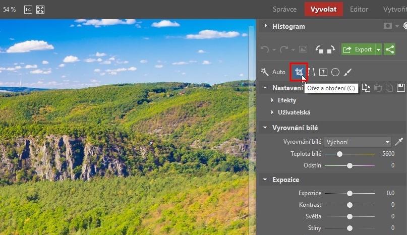 Jak ořezat fotografie?