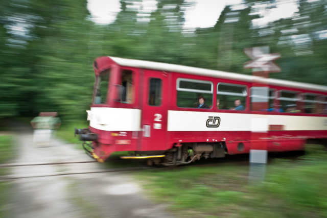 Využití režimu Priorita času pro panning.