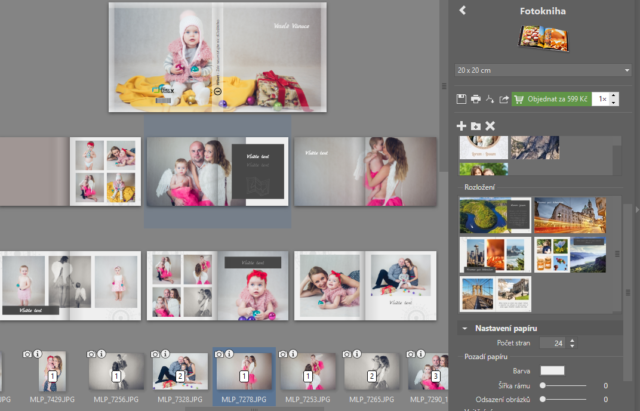 Vytvořte vlastní fotodárky: příprava fotoknihy.
