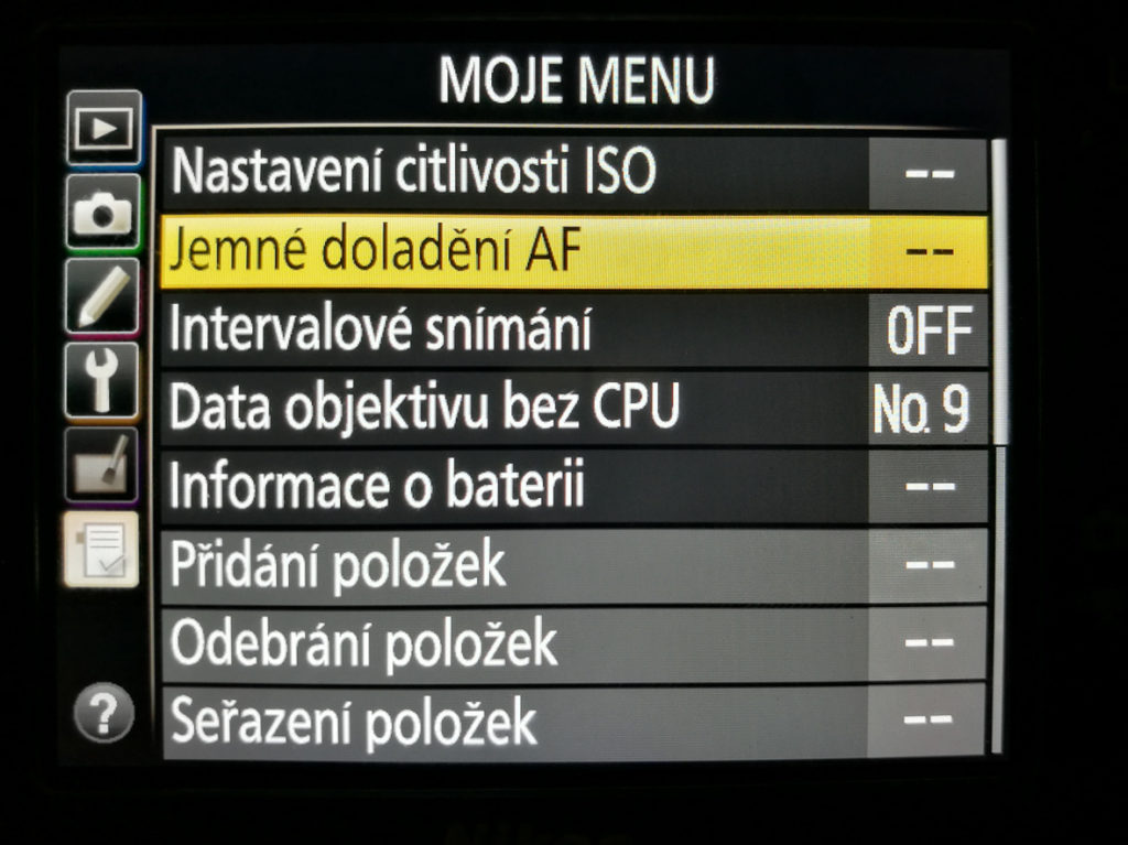 Problémy s ostřením? Dolaďte si autofokus metodou dot tune