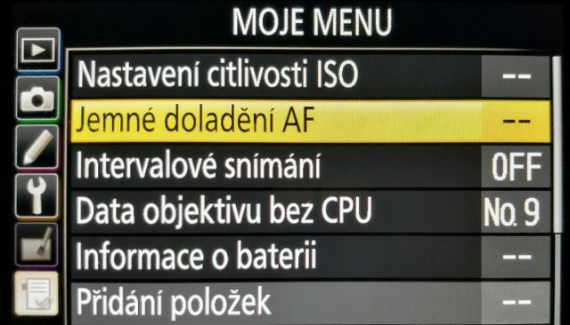 Problémy s ostřením? Dolaďte si autofokus metodou dot tune