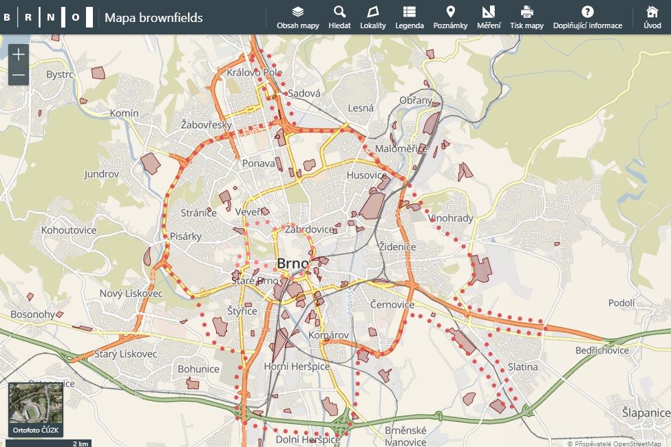 Jak najít opuštěná místa - brownfields