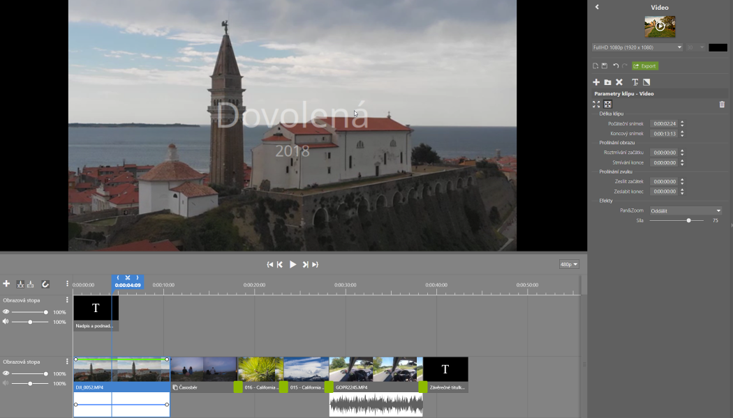 Zoner Photo Studio X přináší plnohodnotný střih videa a export presetů