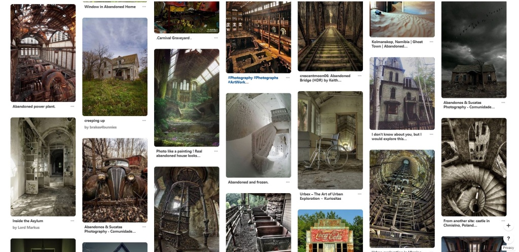 Urbex: dodejte fotkám atmosféru - Pinterest