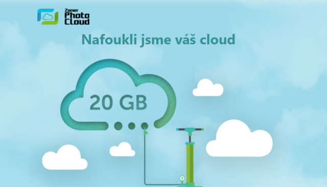 Zoner Photo Cloud zvyšuje pro všechny kapacitu na 20 GB