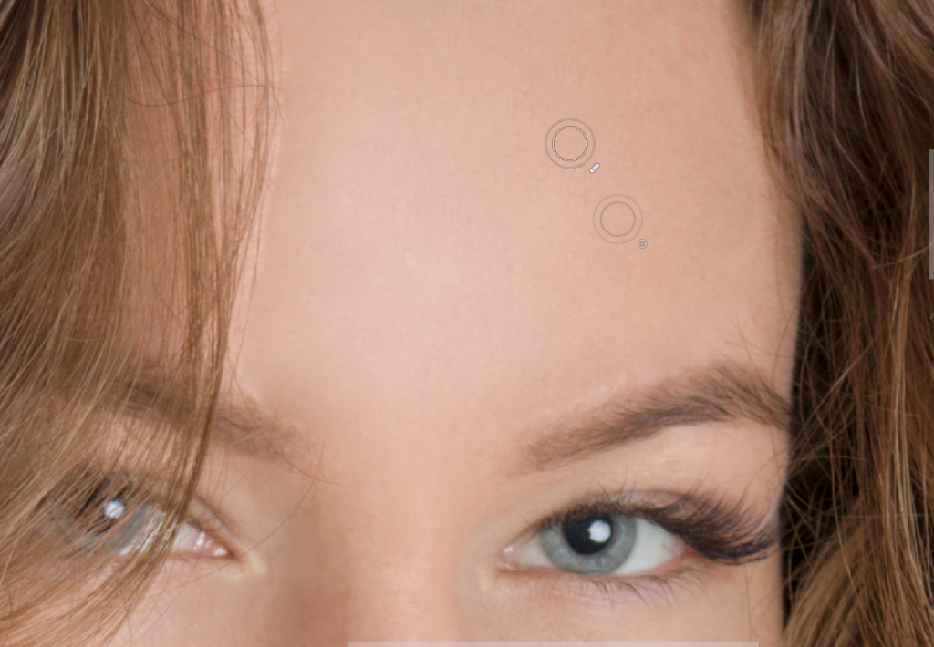 Naučte se retušovat portrét - retušovací štětec