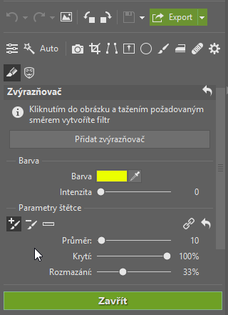 Upravujte PDF soubory - zvýrazňovač