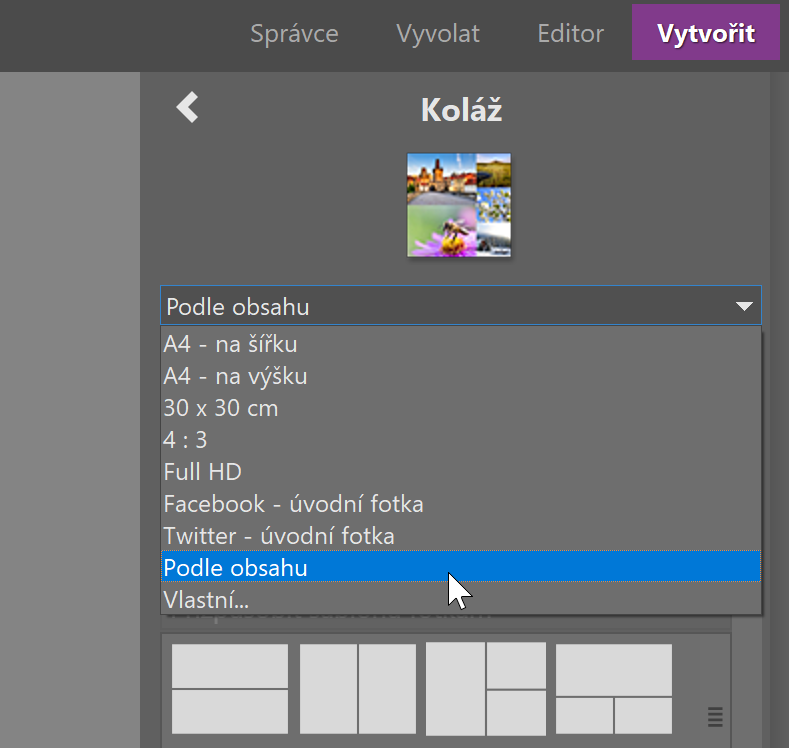 Vytvořte si vlastní koláž v ZPS X - podle obsahu