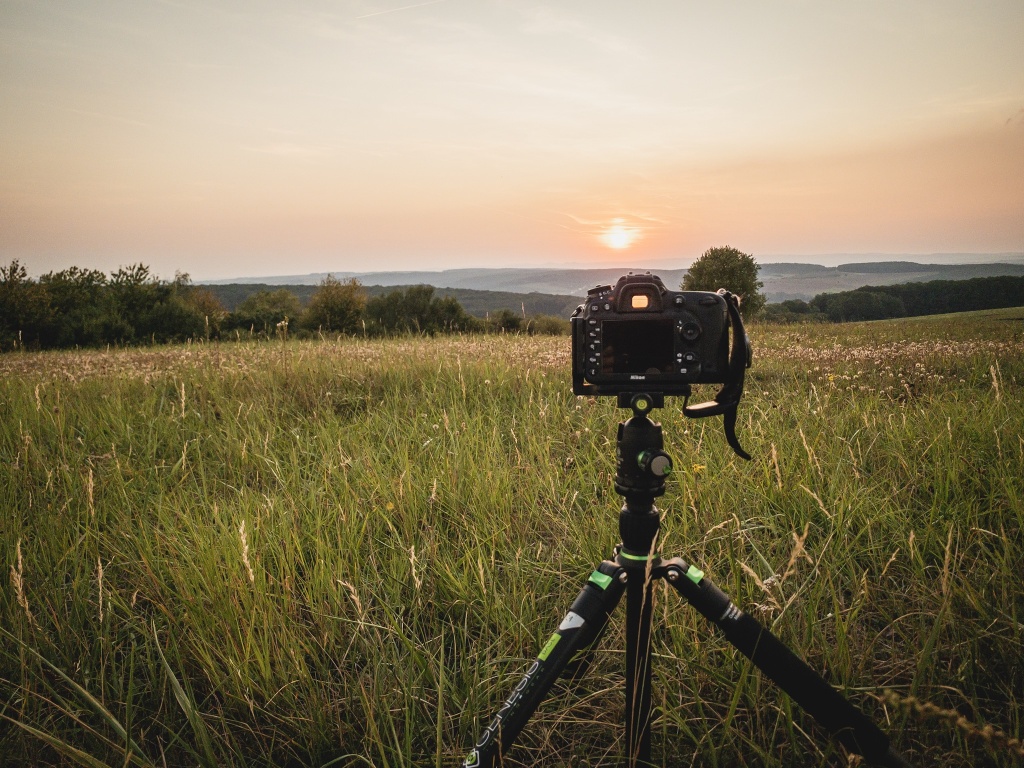 Změna světla v krajině - umístění fotoaparátu