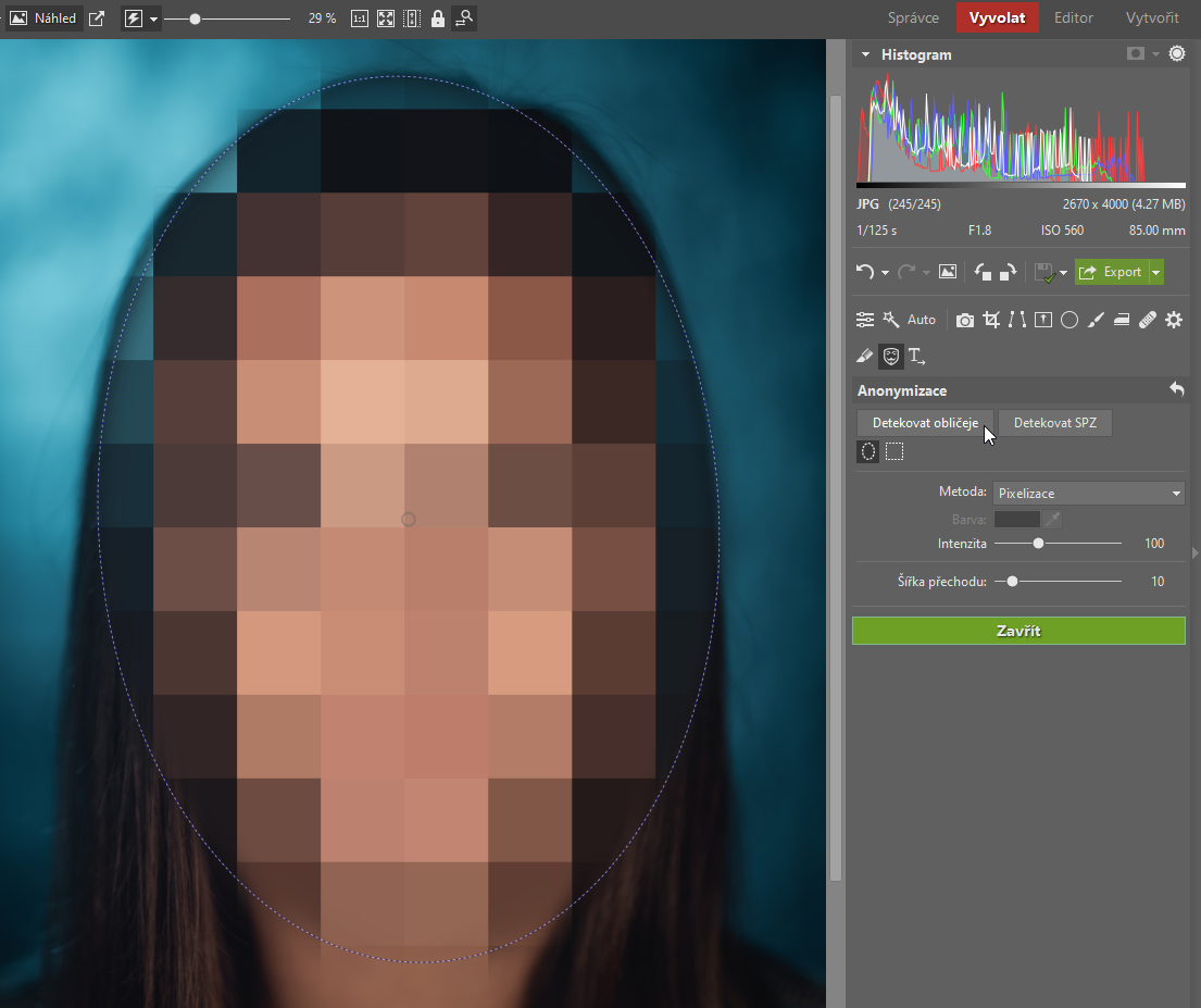Jak snadno zakrýt obličeje a SPZ na fotkách: pomůže vám Anonymizace