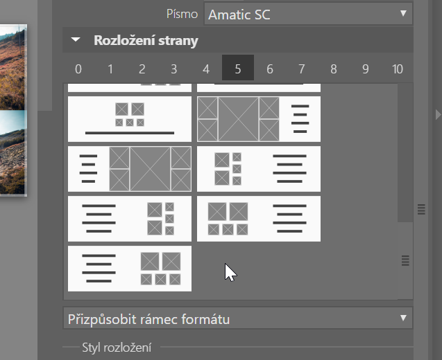 Jak vytvořit vlastní fotoknihu - šablony s připraveným textovým polem