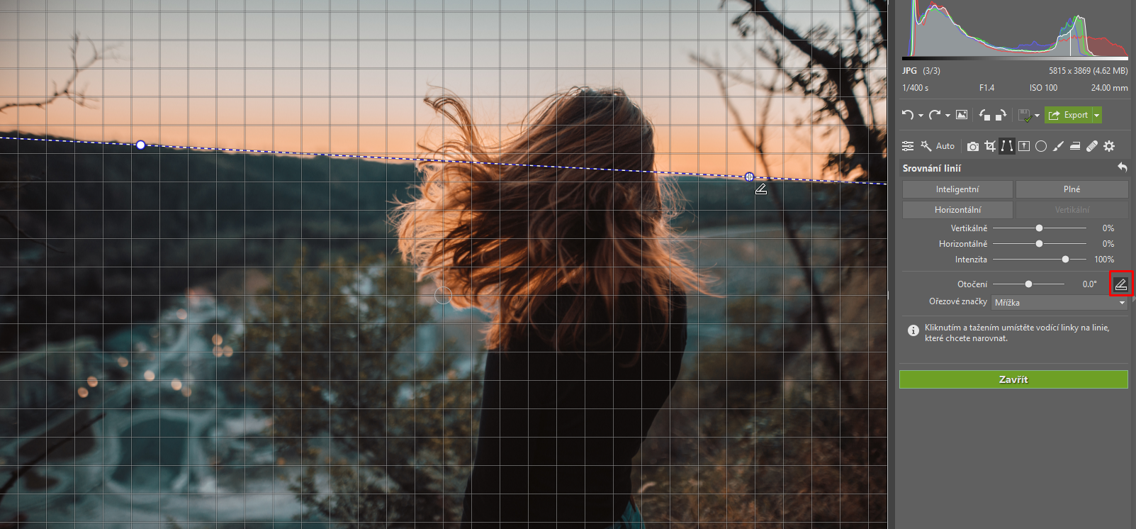 6 nejčastějších problémů s fotkami a jak je vyřešit - srovnání horizontu