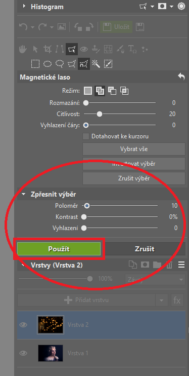 Jak vytvořit vlastní bokeh a vložit ho do fotky