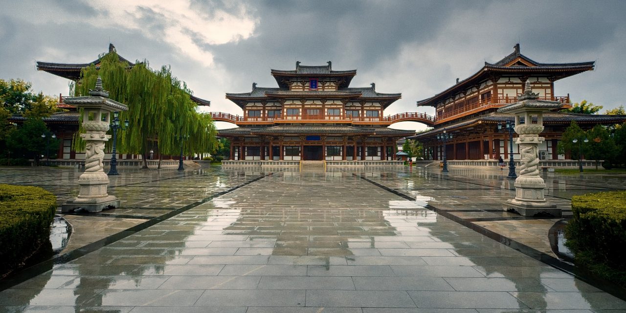 Čína Xian historické hlavní město