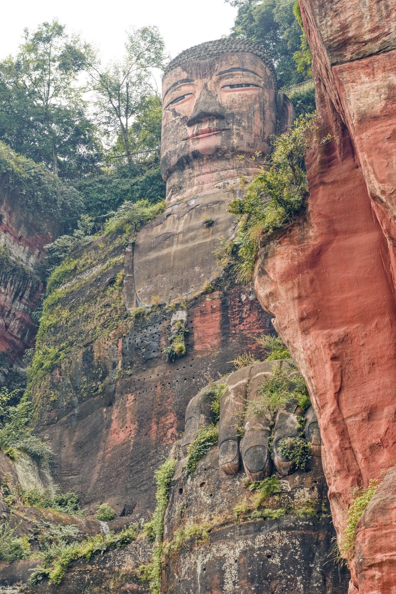 Čína, socha buddhy