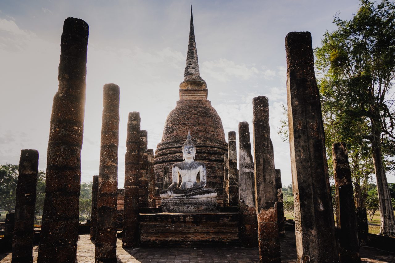 Thajsko, Čechvala, chrám, buddha