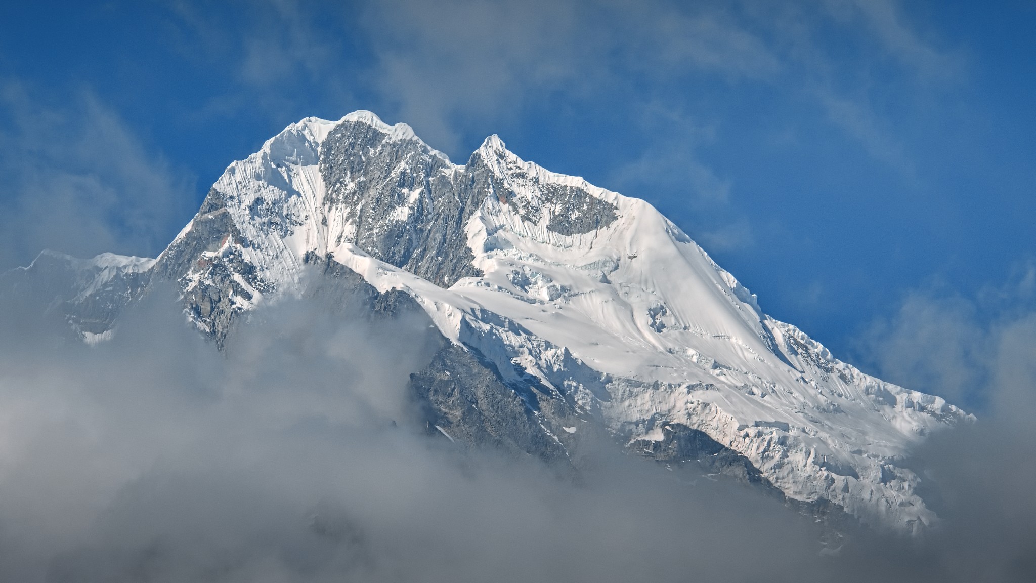 Čína Posvátná hora ve východním Tibetu