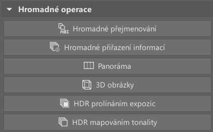 Jak složit HDR fotku v Zoner Studiu: hromadné operace k úpravě fotek